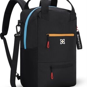 Sherpani Black and Blue Backpack with Modern Design. Only Used 1 Time!!